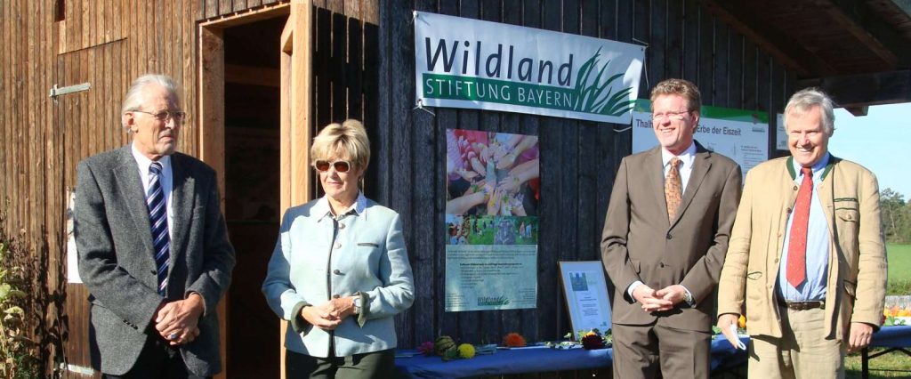 StM Huber im Thalhamer Moos © Wildland-Stiftung Bayern