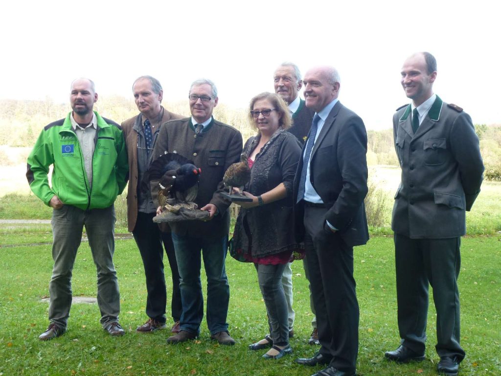 Birkwildauswilderung 2014 ©Wildland-Stiftung Bayern