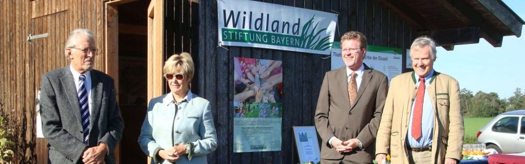 Umweltminister im Thalhamer Moos © Wildland-Stiftung Bayern