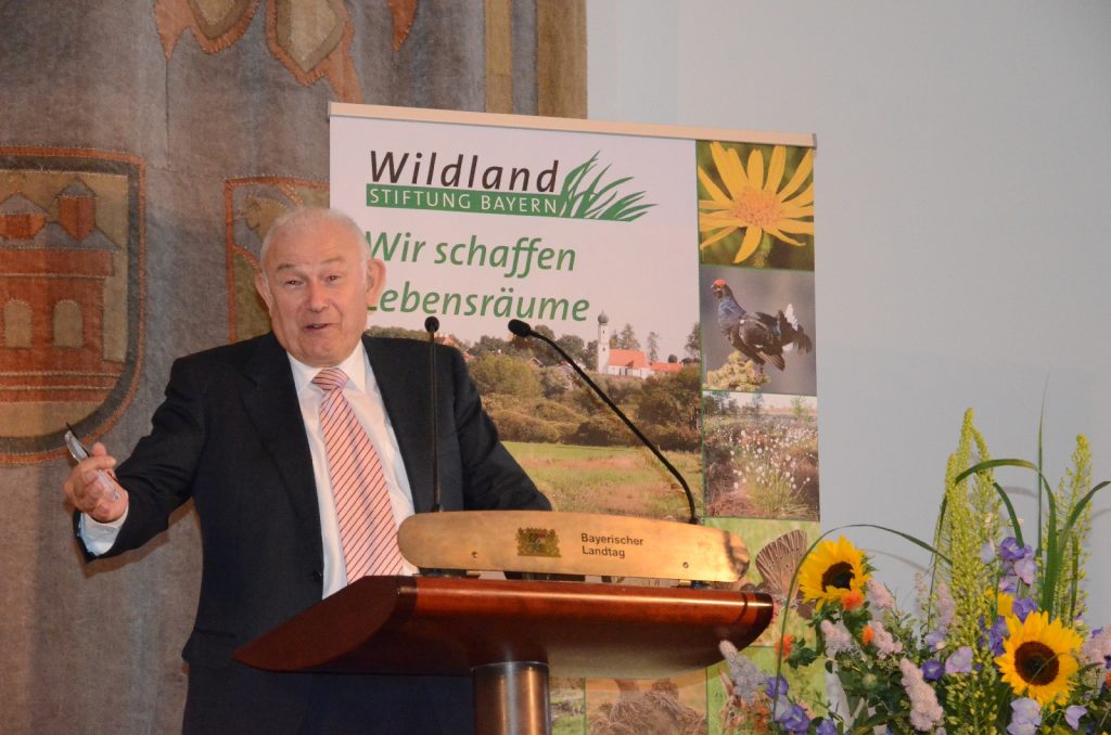 Dr. Günther Beckstein, Ministerpräsident a. D., Vorsitzender des Kuratoriums©Wildland-Stiftung Bayern