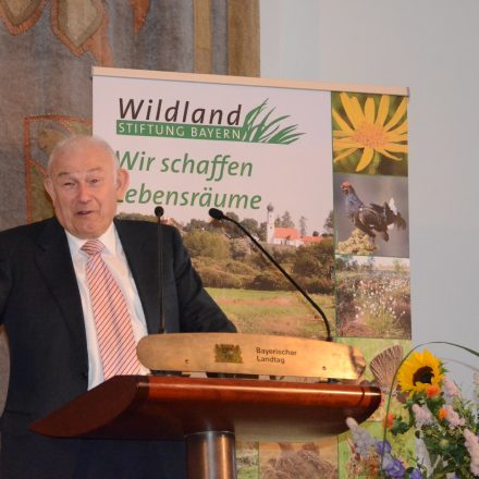 Dr. Günther Beckstein, Ministerpräsident a. D., Vorsitzender des Kuratoriums©Wildland-Stiftung Bayern