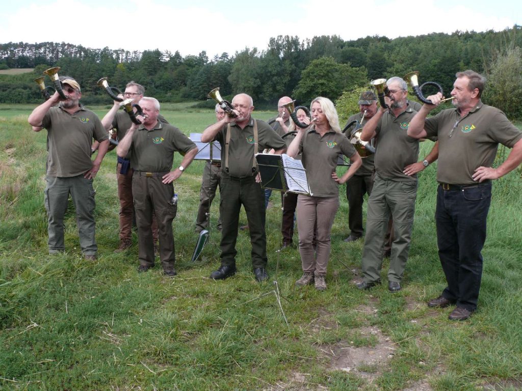 Bläser der Kreisgruppe Ebern©Wildland-Stiftung Bayern