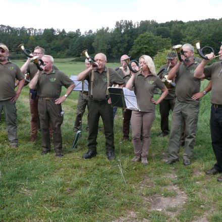 Bläser der Kreisgruppe Ebern©Wildland-Stiftung Bayern