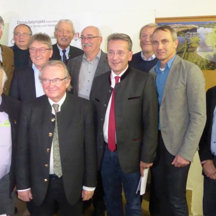 Mitglieder der Trägergemeinschaft Donautal-Projekt©Wildland-Stiftung Bayern