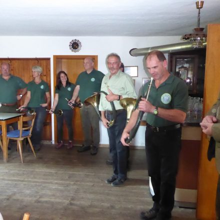 Bläser der Kreisgruppe Oberviechtach©Wildland-Stiftung Bayern